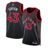 Maillot Basket Homme Toronto Raptors Pascal Siakam 43 2022-23 Jordan Statement Edition Noir Swingman